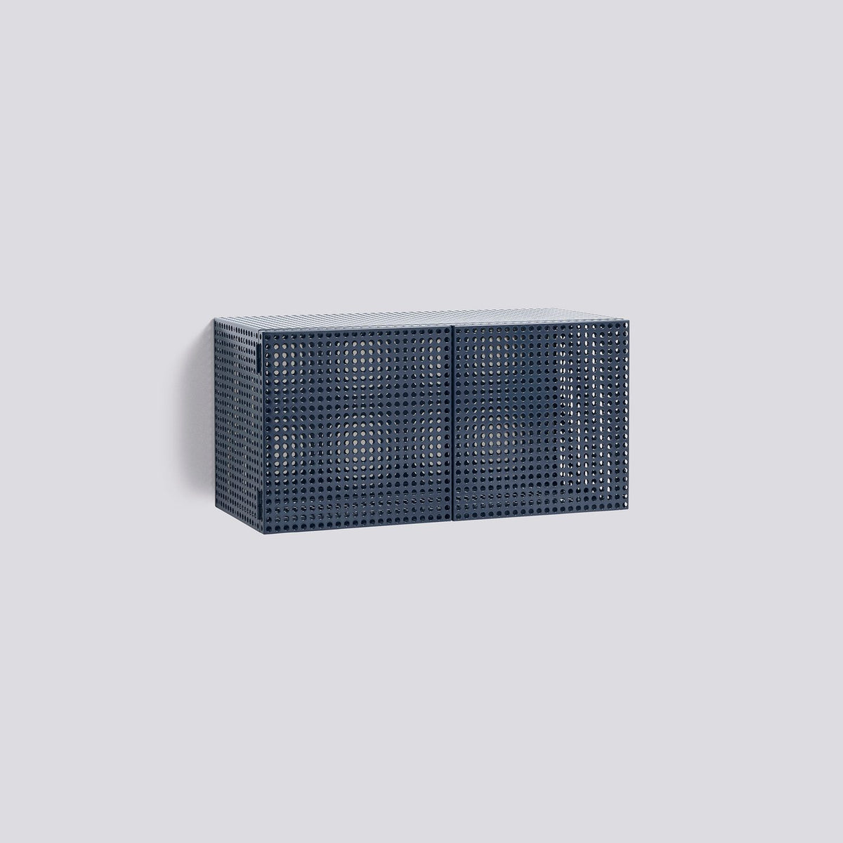 Perforated Cabinet litet 89 × 40 × 45 cm Väggskåp Steel blue