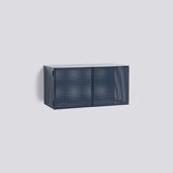 Perforated Cabinet litet 89 × 40 × 45 cm Väggskåp Steel blue