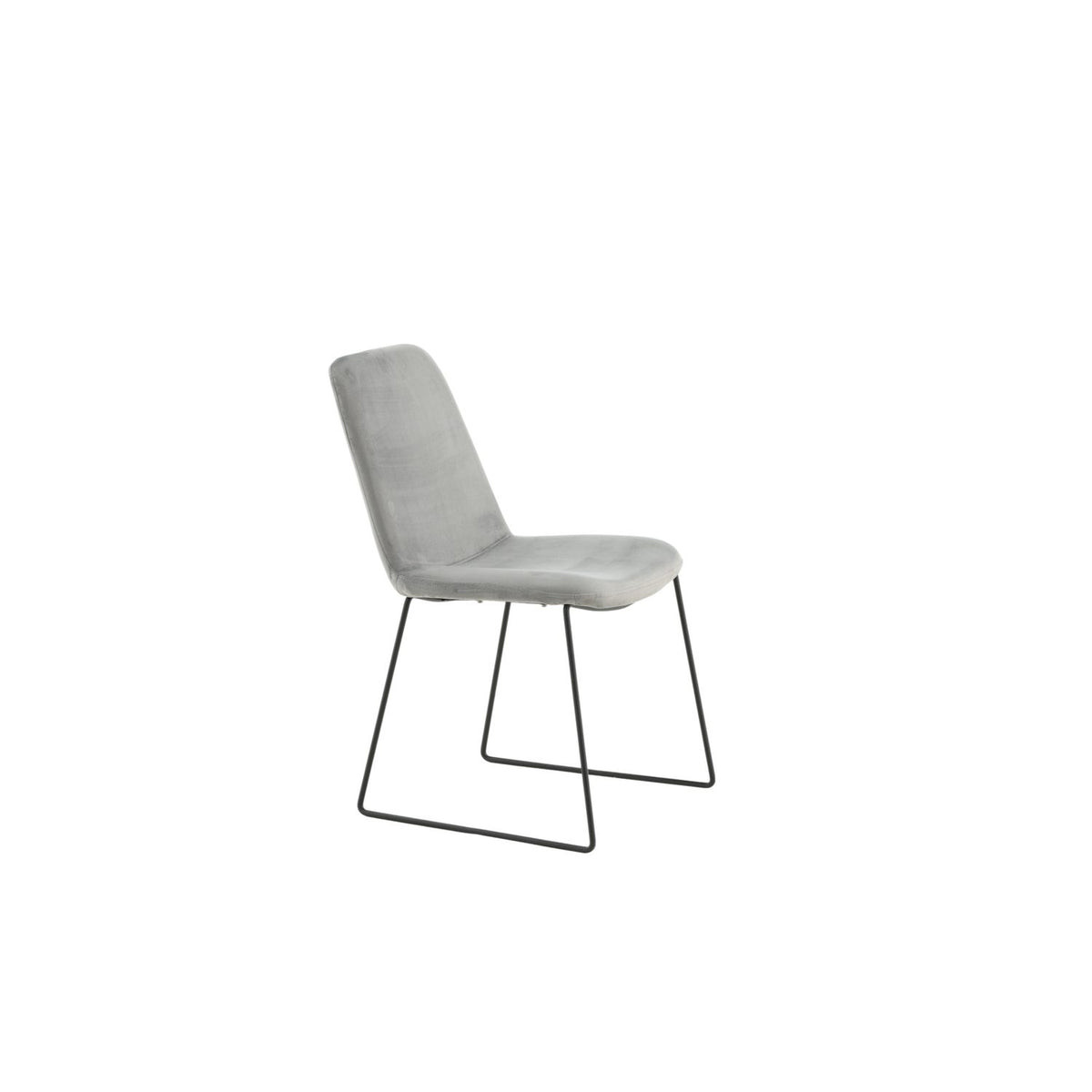 Muce Matstol Svart, Grå, Polyestersammet, 63 x 84 x 43