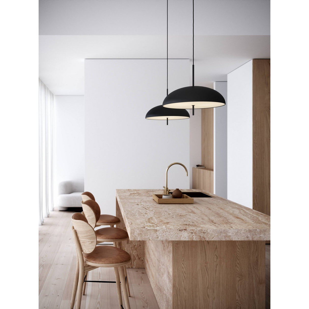Versale Taklampa 50 cm, Svart