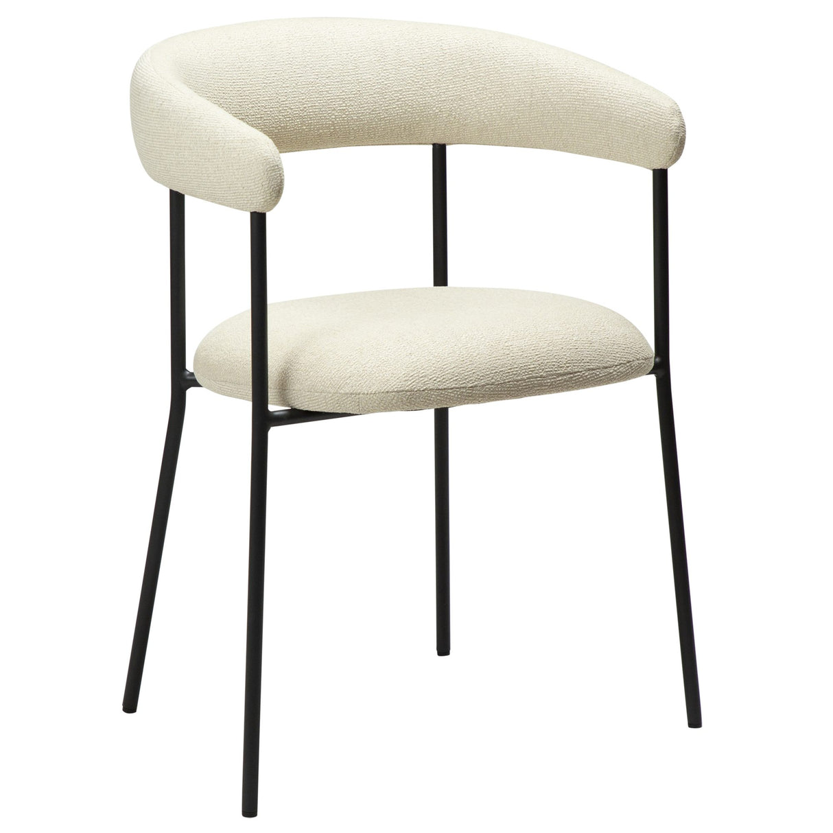 Plenti Stol Bone White, Black