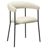 Plenti Stol Bone White, Black