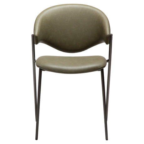 Zone Stol Dark Olive Art.Leather