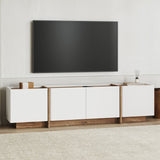 Victoria TV-bänk Vit Atlantic Pine