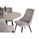 Razzia, Velvet Deluxe Rund matgrupp Svart