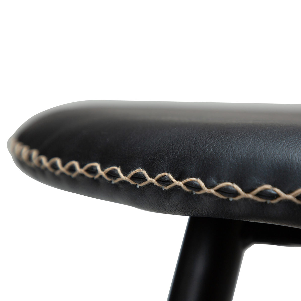 Flair Stol Raven Black Art.Leather, Black