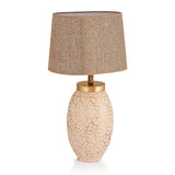 Nassau (40 x 30 x 40 cm) Creme Guld Bordslampa