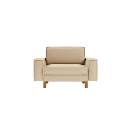 Wellington Loveseat (133 x 89 x 87 cm) 1-sitssoffa Sand valnöt