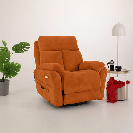 Angela Electric Reclinerfåtölj Tegelröd