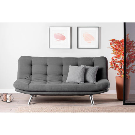 Toulouse bäddsoffa (200 x 95 x 105 cm) Grå 3-sitssoffbädd