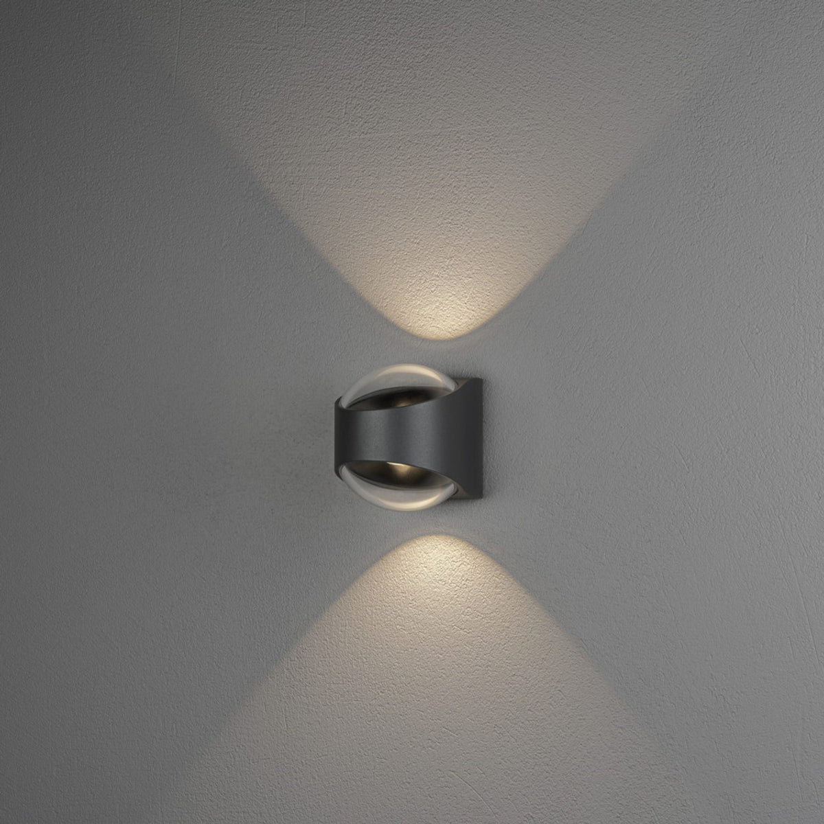 Bitonto HP-LED Upp/ner Vägglampa Ute Mörkgrå