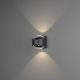 Bitonto HP-LED Upp/ner Vägglampa Ute Mörkgrå