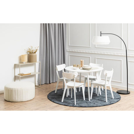 Alba Matbord Rund 105 cm Vit