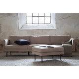 Zoom 3-sitssoffa Brun, Polyester
