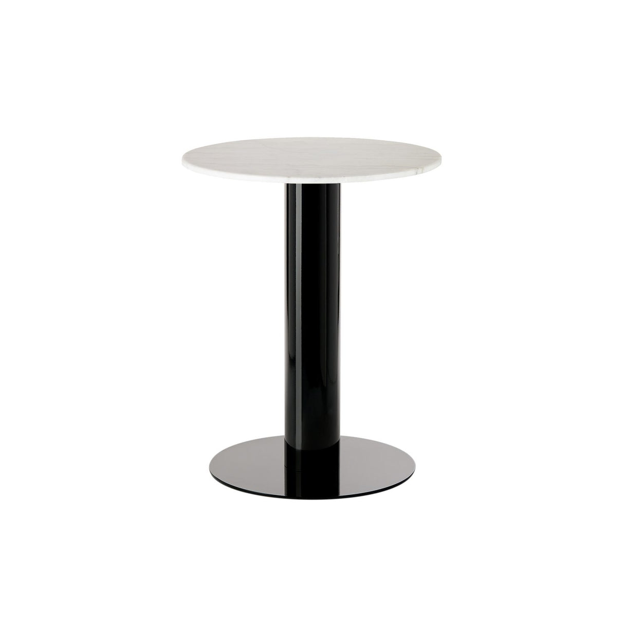 Tube Matbord med stenskiva Black, 60 cm