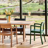 Pastis Karmstol Pine green – askfaner med vattenbaserad lack, Pine green – massiv ask med vattenbaserad lack