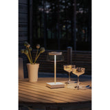 Scilla  USB Dimbar Bordslampa Ute Vit