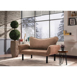 Chatto (150 x 75 x 70 cm) 2-sits bäddsoffa Ljusbrun