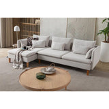 Quito Relax (185 x 95 x 92 cm) Hörnsoffa Creme