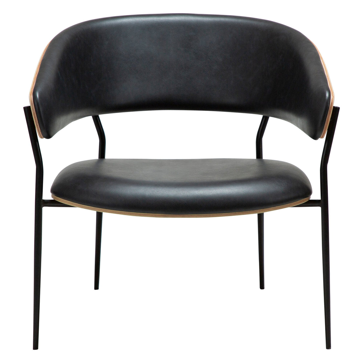 Crib Loungefåtölj Raven Black, Bleached Oak