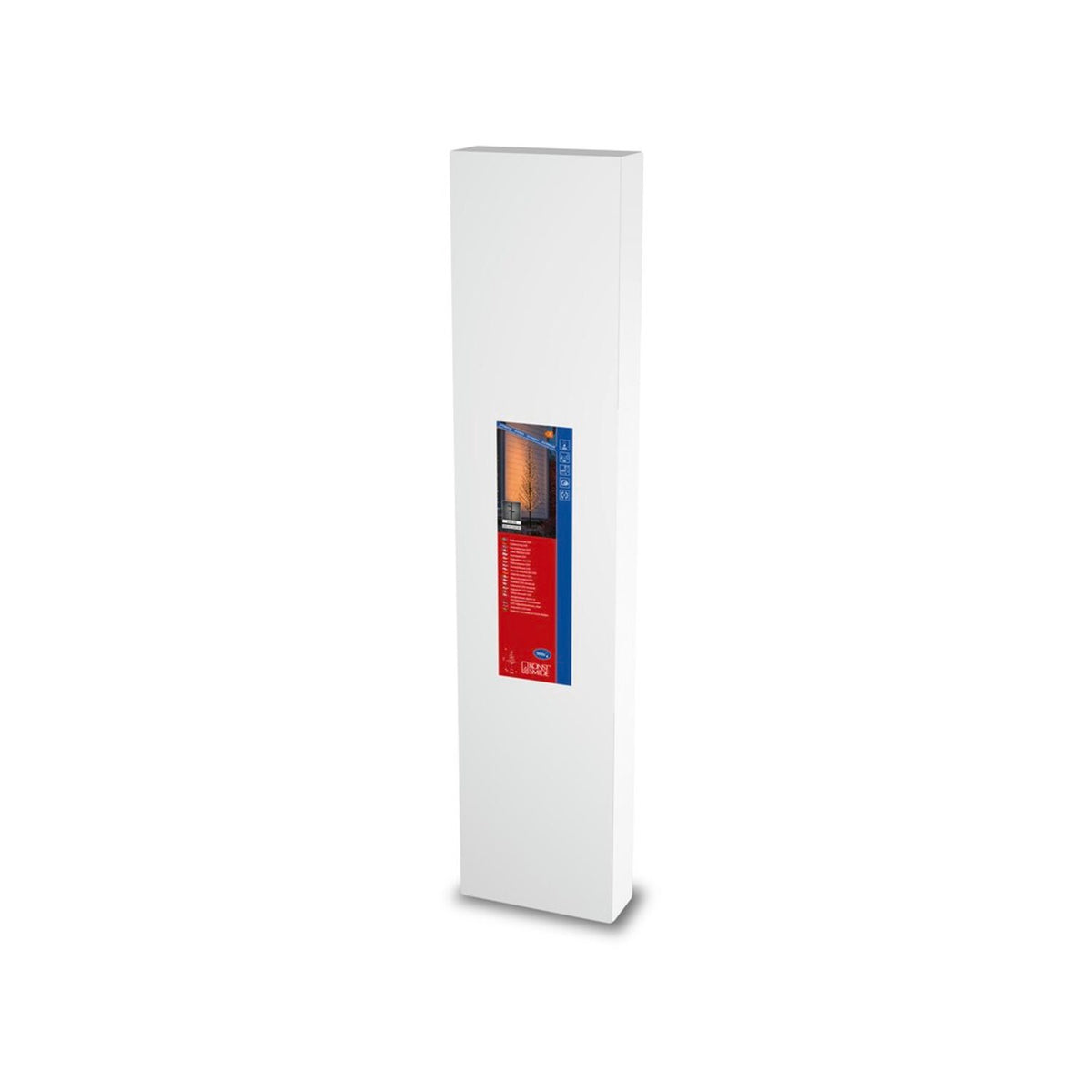 Svart träd 150 cm LED Steady/firefly Ljusdekoration Ute 210 cm
