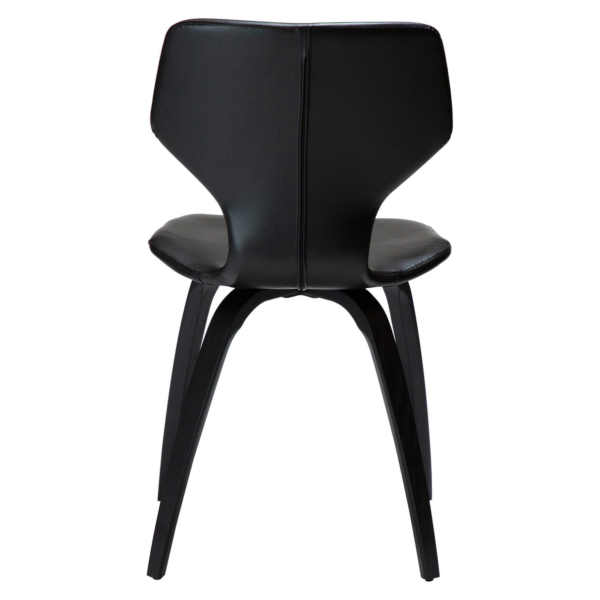 S.I.T Stol Vintage Black Art.Leather, Black Oak