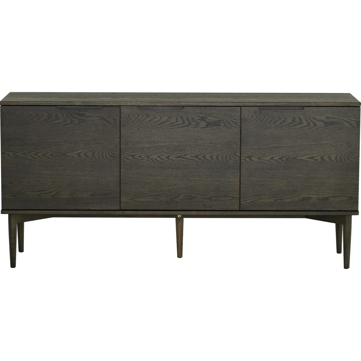 Karmöy 3 Dörrar Sideboard Brunlackad Ek