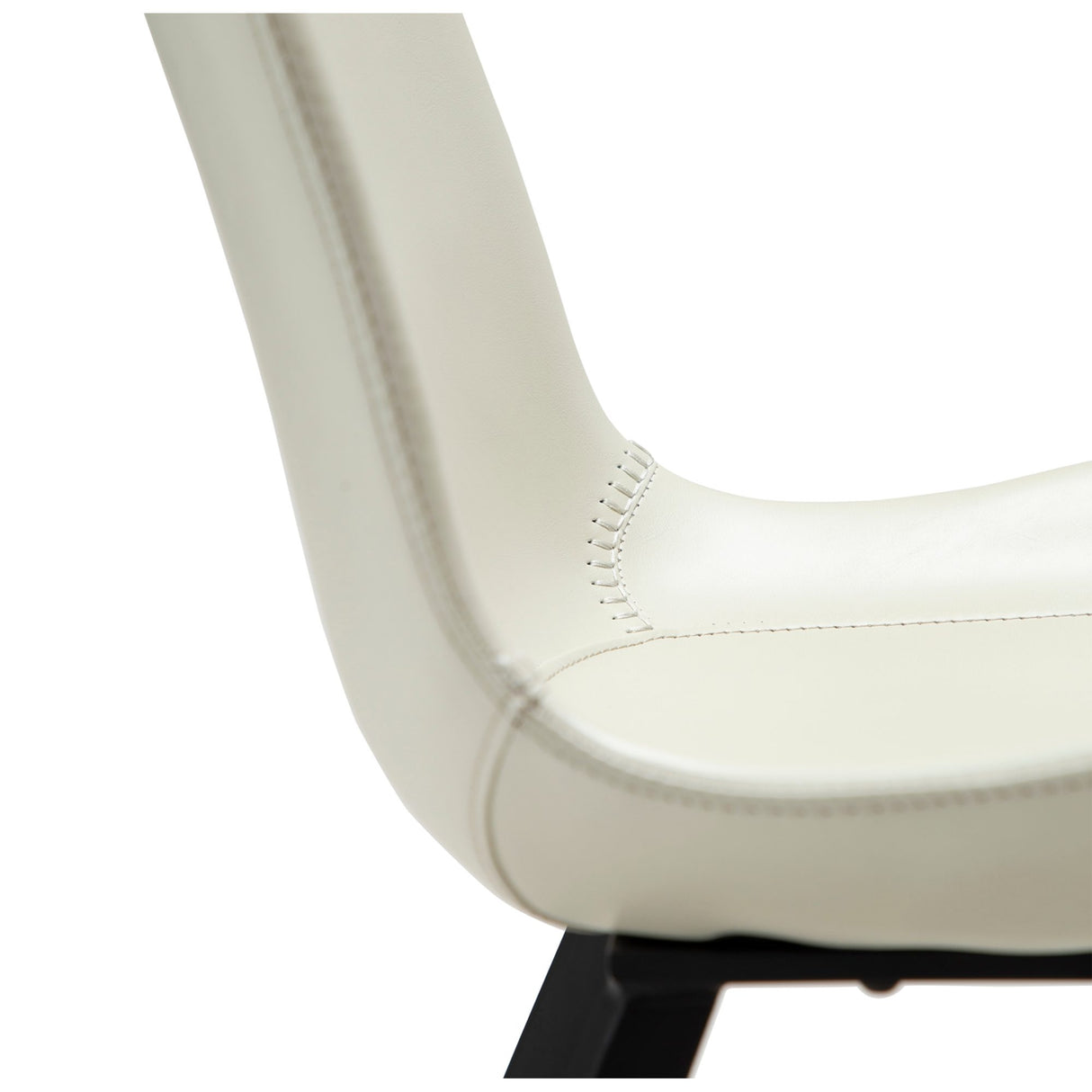 Hype Stol Bone White Art.Leather, Black