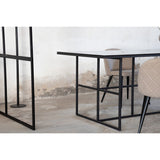 Leif Rektangulärt matbord Svart, 74 x 200 x 90
