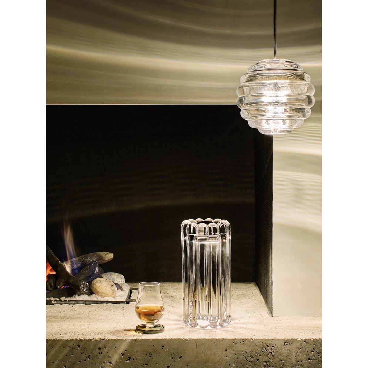 Press Mini Pendellampa Clear