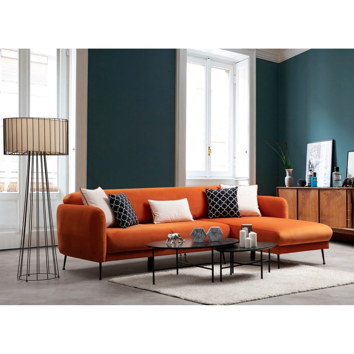 Roseau Hörn (270-170 x 98 x 85 cm) Bäddsoffa, hörn Höger
