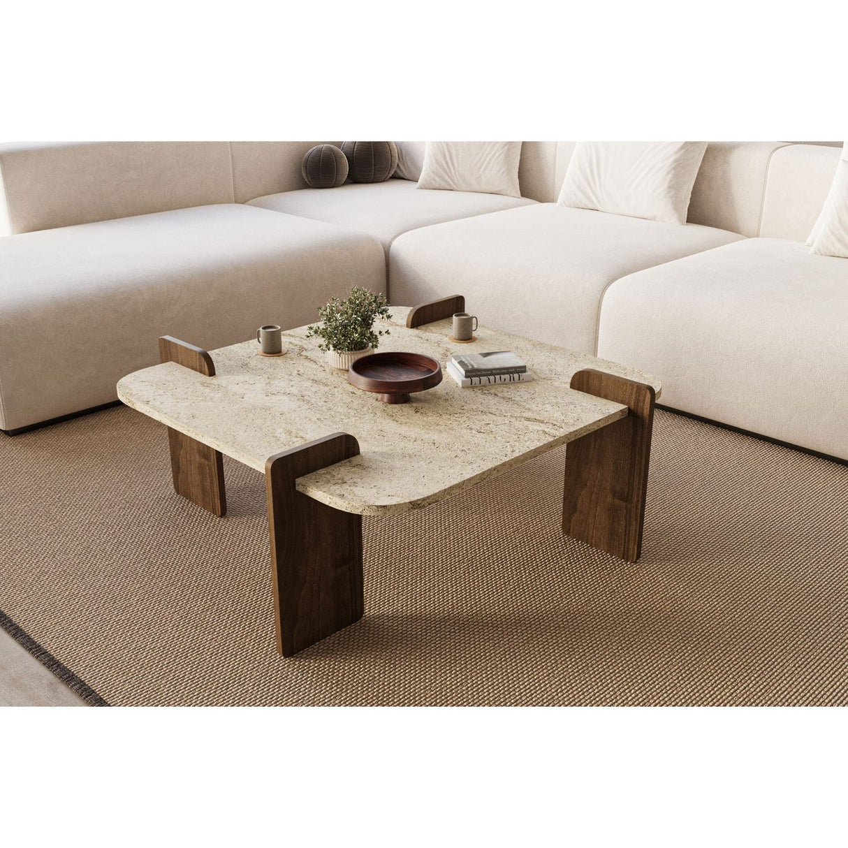 Aspec Soffbord Travertine