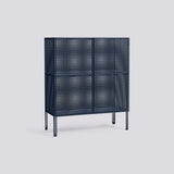 Perforated Cabinet mellan 89 × 40 × 106,5 cm Skåp Steel blue
