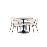 Glade, Chico Rund matgrupp Vit, Svart, ⌀100