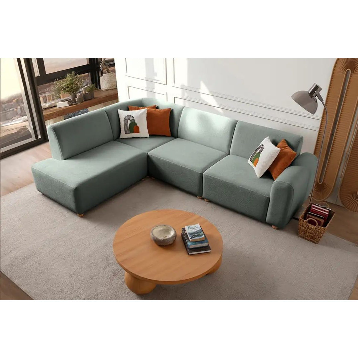 Zin Divansoffa Sea Green, Vänster