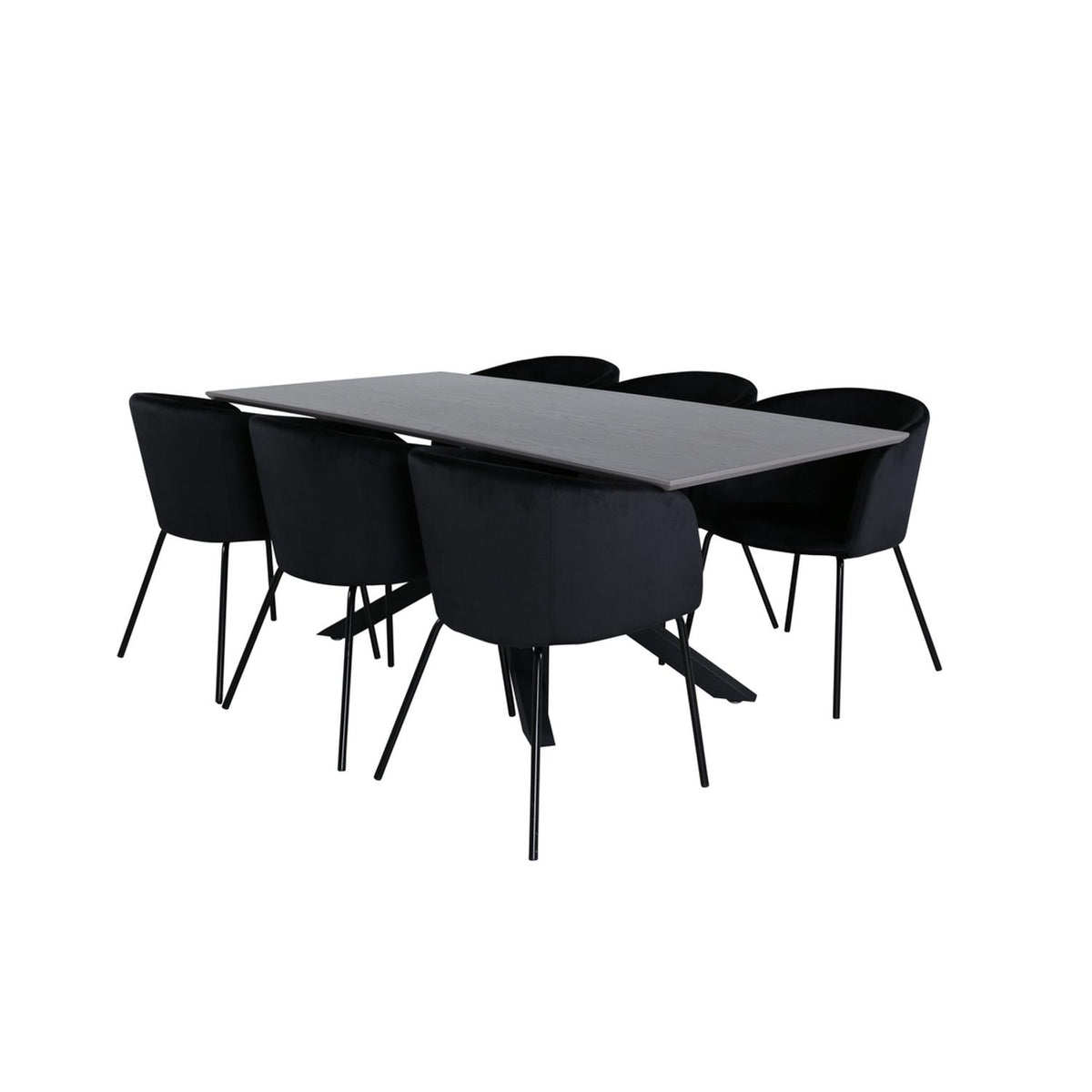 Piazza, Berit Rektangulär matgrupp