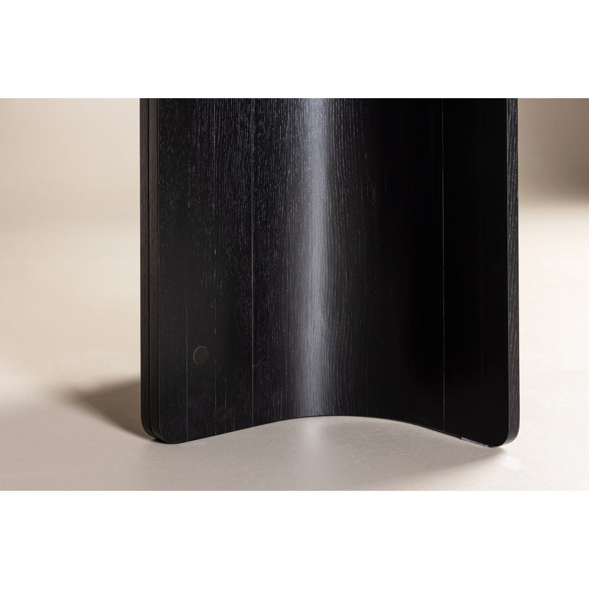 Tyresö Ovalt matbord Svart, 220 x 100 x 75