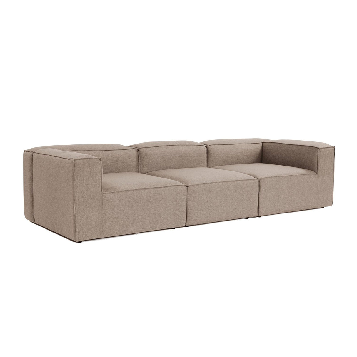 Sevilla 3 (297 x 66 x 105 cm) 3-sitssoffa Brun