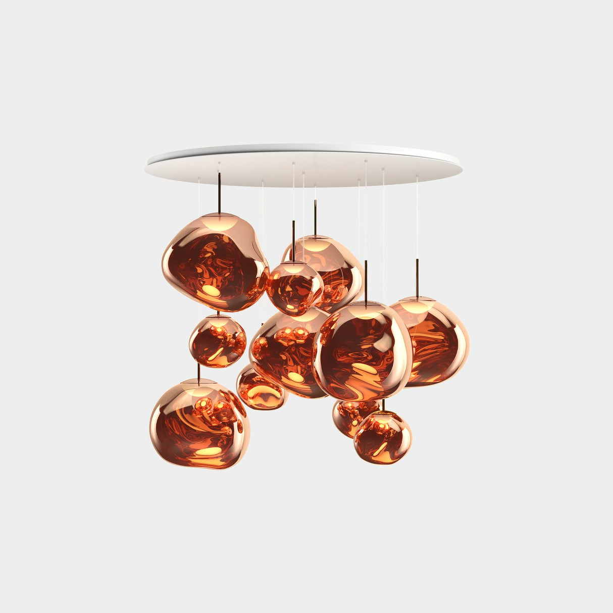 Melt Mega Pendelsystem LED Copper