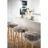 Gently Rund Sittplätt Light Grey