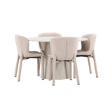 Lanzo, Astoria Runt matgrupp Beige, Beige, 4st