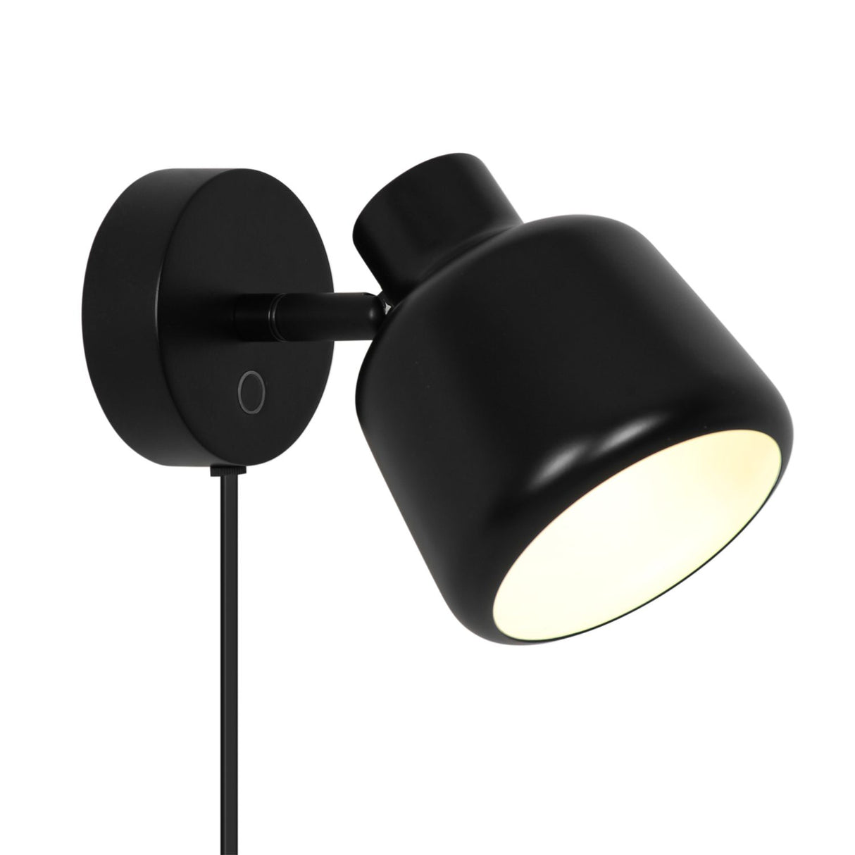 Louella Svart Vägglampa