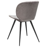 Cloud Stol Grey Velvet