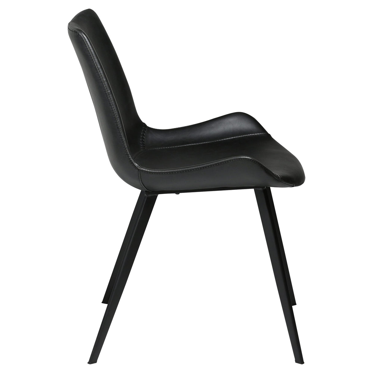 Hype Stol Vintage Black Art.Leather, Black