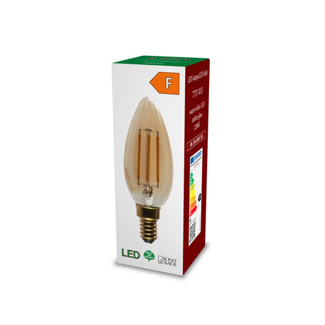 Glödlampa E14 LED B35 Glödlampa Gul