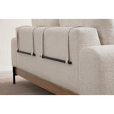 Eti Oak 3-sits (220 x 98 x 78 cm) 3-sitssoffa Vit