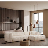 Vaduz Corner (300-150 x 100 x 72 cm) Beige Hörnsoffa Höger