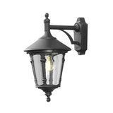 Virgo E27 Vägglampa Ute Svart