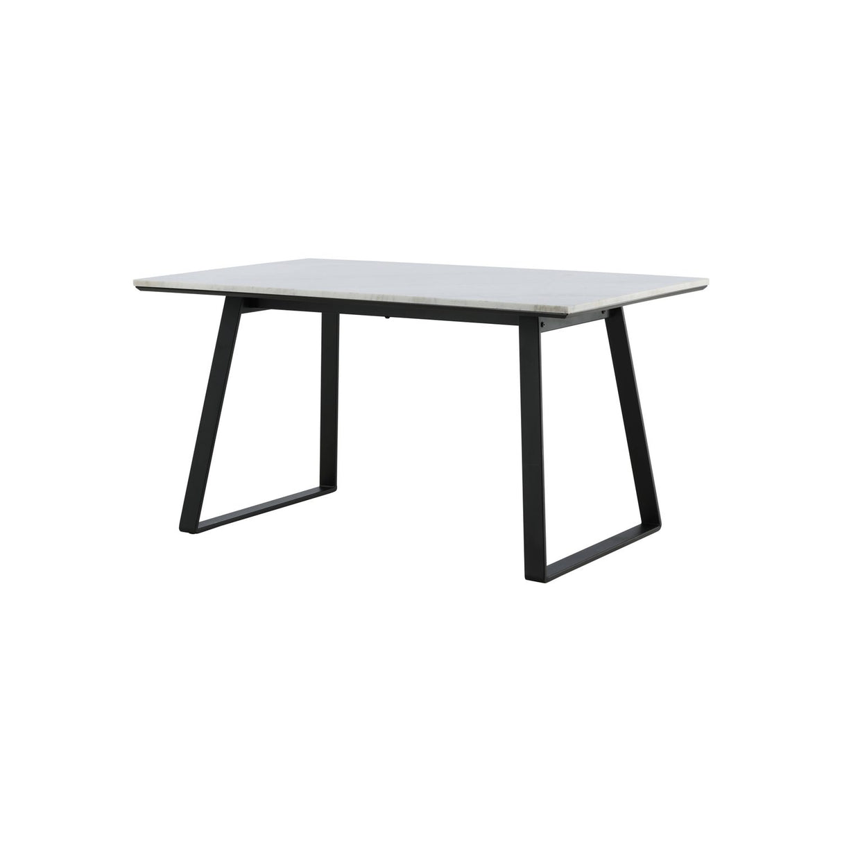 Estelle Rektangulärt matbord Svart,Vit, Marmor, 140 x 90