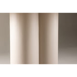 Olivia Runt matbord Beige